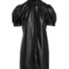 Alice + Olivia Jem Faux Leather Mini Dress