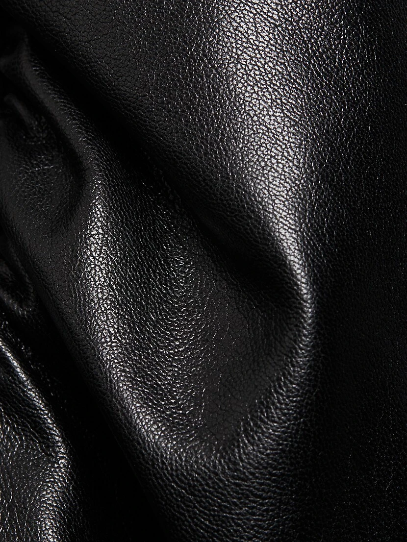 Alice + Olivia Jem Faux Leather Shirtdress - Image 7