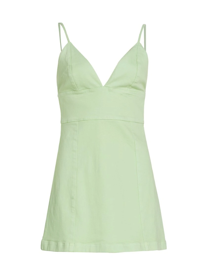 Alice + Olivia Carli Stretch Cotton Minidress