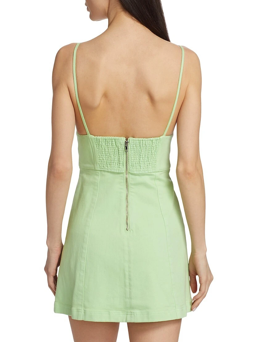 Alice + Olivia Carli Stretch Cotton Minidress - Image 5