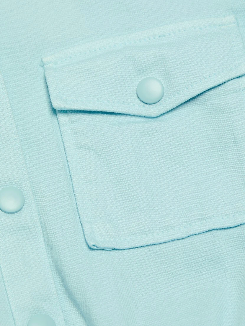 Alice + Olivia Miranda Denim Belted Minidress - Image 7