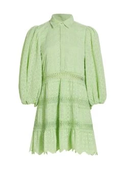 Alice + Olivia Blakesley Jacquard Mini Dress
