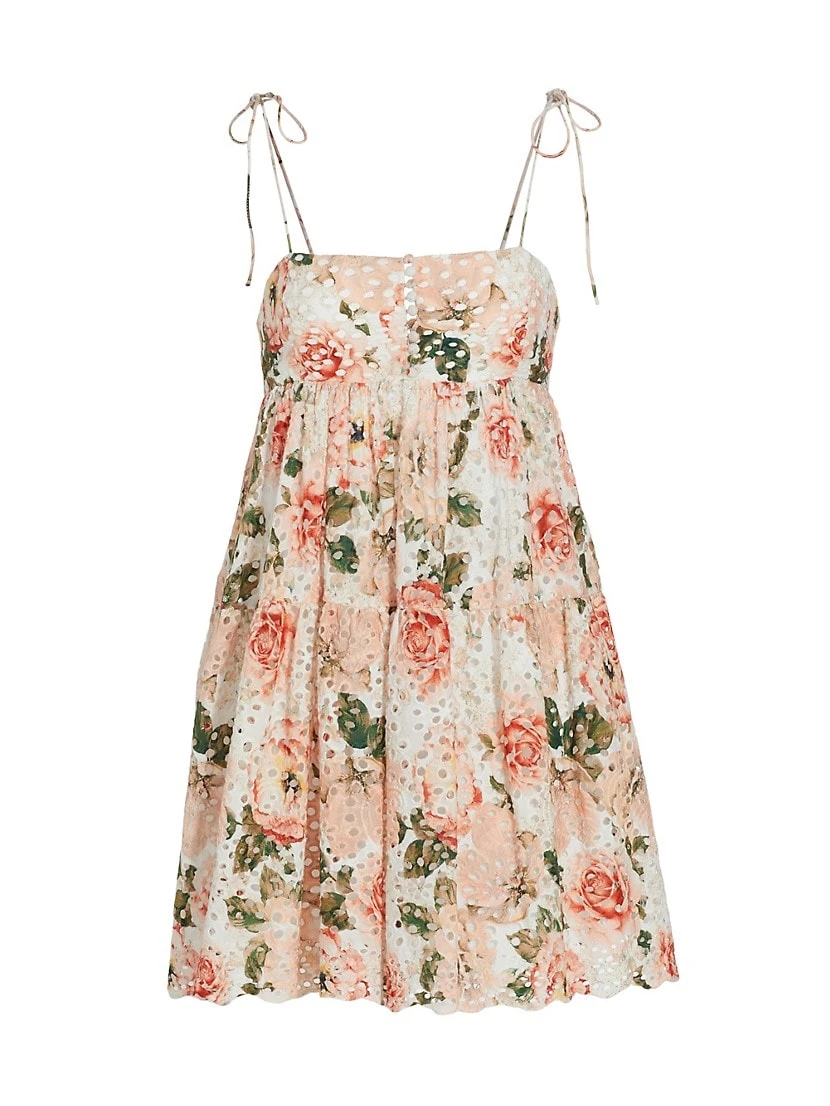 Alice + Olivia Lorelle Babydoll Dress