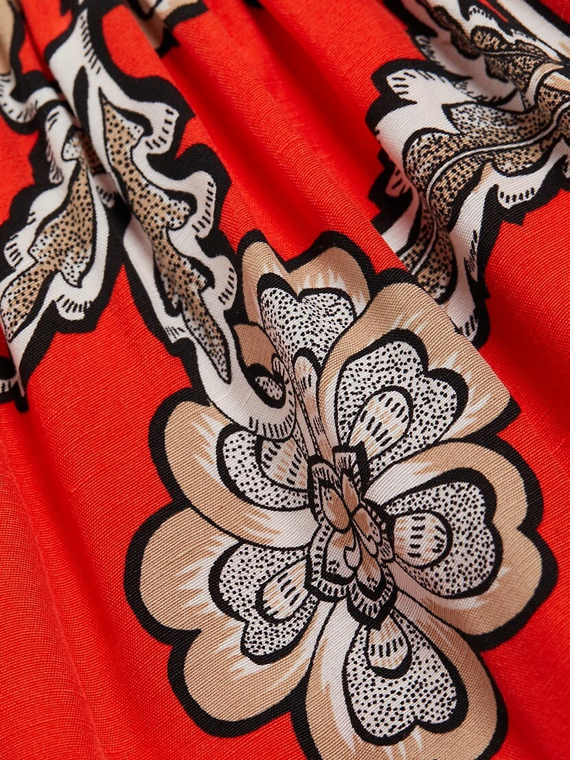 Alice + Olivia Braided Floral Halter Minidress - Image 7