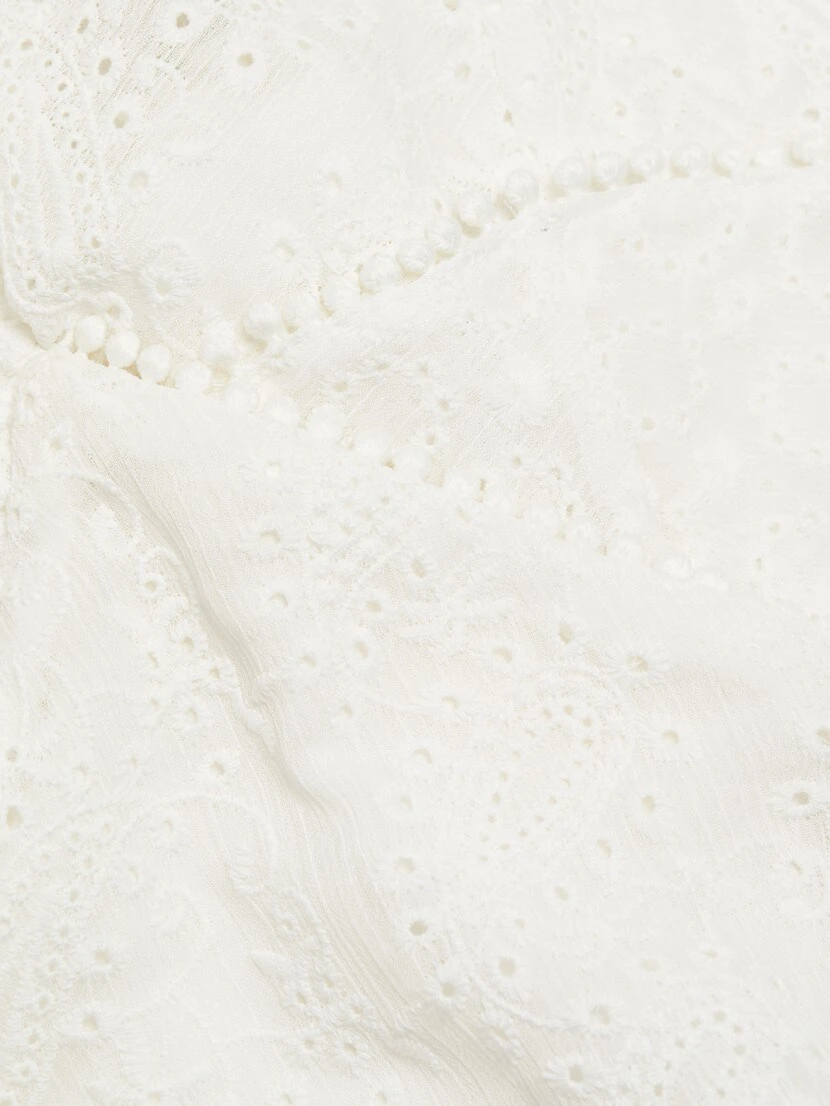 Alice + Olivia Hartford Smocked Bustier Romper - Image 7