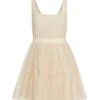 Alice + Olivia Chara Tiered Tulle Minidress