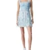 Alice + Olivia Jocelyn Smock Mini Dress Women