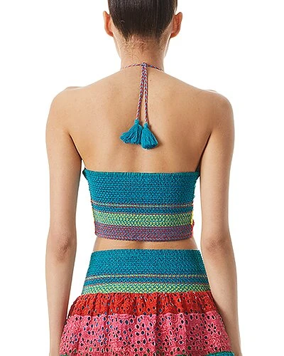 Alice + Olivia Livia Mock Tie Halter Top Women - Image 2