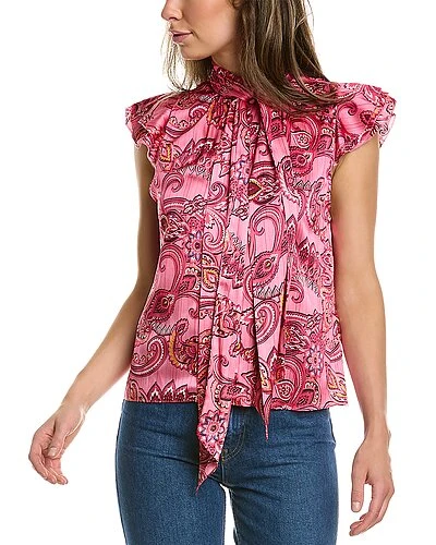 Alice + Olivia Brently Silk-Blend Tank Women