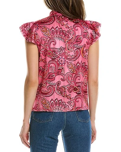 Alice + Olivia Brently Silk-Blend Tank Women - Image 2