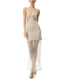 Alice + Olivia Havana Embellished Cutout Dress Women