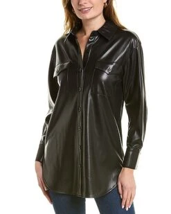 Alice + Olivia Dimitra Oversized Shirt Women