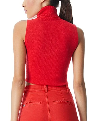 Alice + Olivia Darcey Turtleneck Wool-Blend Sweater Tank Women - Image 2