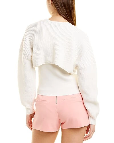 Alice + Olivia Marco Shrug Wool-Blend Sweater Women - Image 2