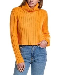 Alice + Olivia Norma Turtleneck Wool-Blend Sweater Women