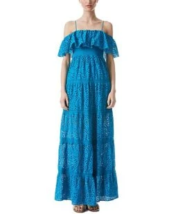 Alice + Olivia Kia Smocked Maxi Dress Women