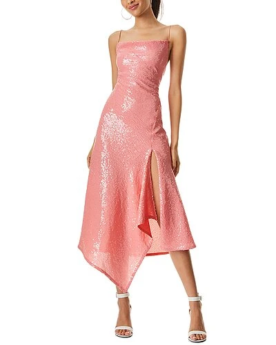 Alice + Olivia Harmony Sequin Asymmetrical Dress Women