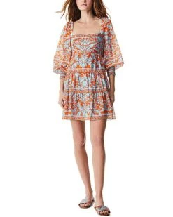 Alice + Olivia Rowen Tiered Babydoll Dress Women