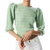 Alice + Olivia Doris Puff Sleeve Cashmere-Blend Pullover Women