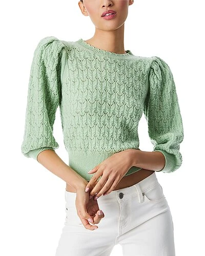 Alice + Olivia Doris Puff Sleeve Cashmere-Blend Pullover Women