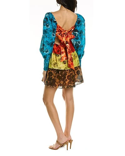 Alice + Olivia Rowan Tiered Babydoll Dress Women - Image 2