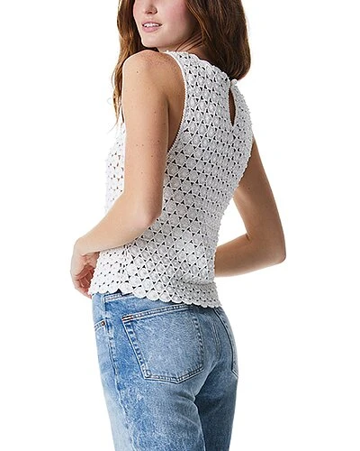 Alice + Olivia Reva Pearl Crochet Shell Women - Image 2