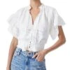 Alice + Olivia Tabitha Crop Blouse Women