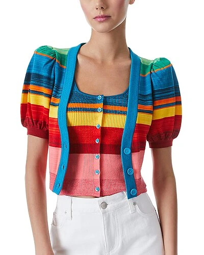 Alice + Olivia Romi Stripe Cardigan Women