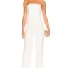 Alice + Olivia Lavera Jumpsuit Off White