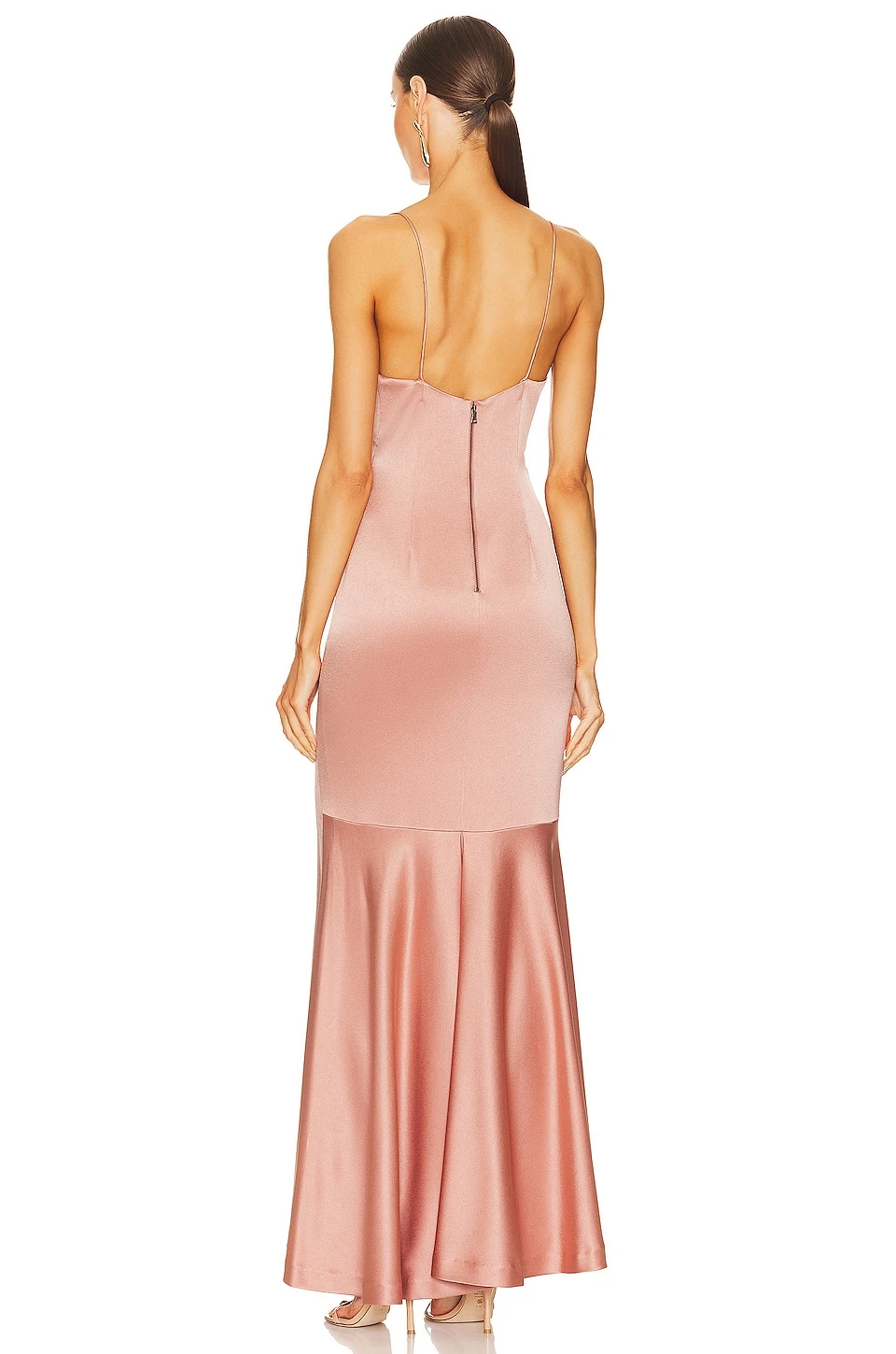 Alice + Olivia JULIETTA スリップドレス Burnt Rose - Image 3