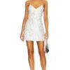Alice + Olivia Tayla Intern Mini Dress White