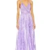 Alice + Olivia Arista Sleeveless Pleated Maxi Dress Solstice