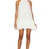 Alice + Olivia Erna Mini Dress White