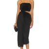 Alice + Olivia Fayeth Maxi Dress Black