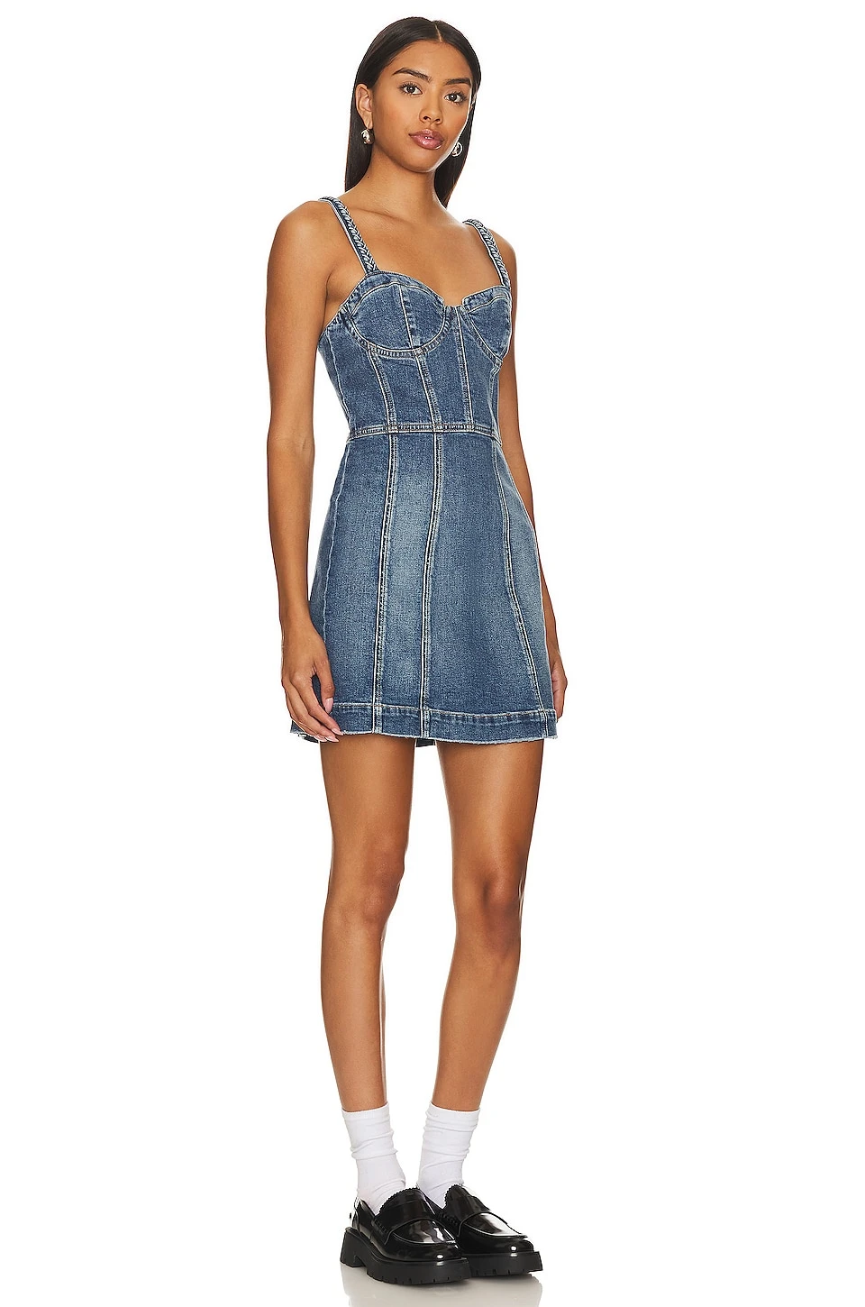 Alice + Olivia VESTIDO RAYLENE Avery Blue - Image 2