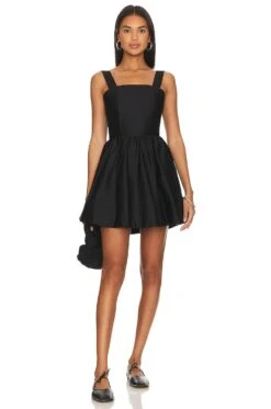 Alice + Olivia Saige Mini Dress Black