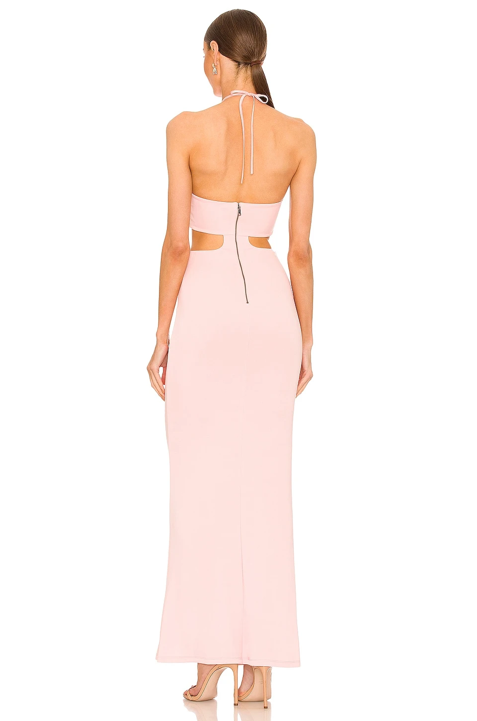 Alice + Olivia Marguerite Cutout Dress English Rose - Image 3