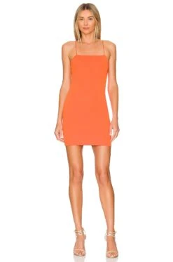 Alice + Olivia Nelle Spaghetti Strap Mini Dress Sienna