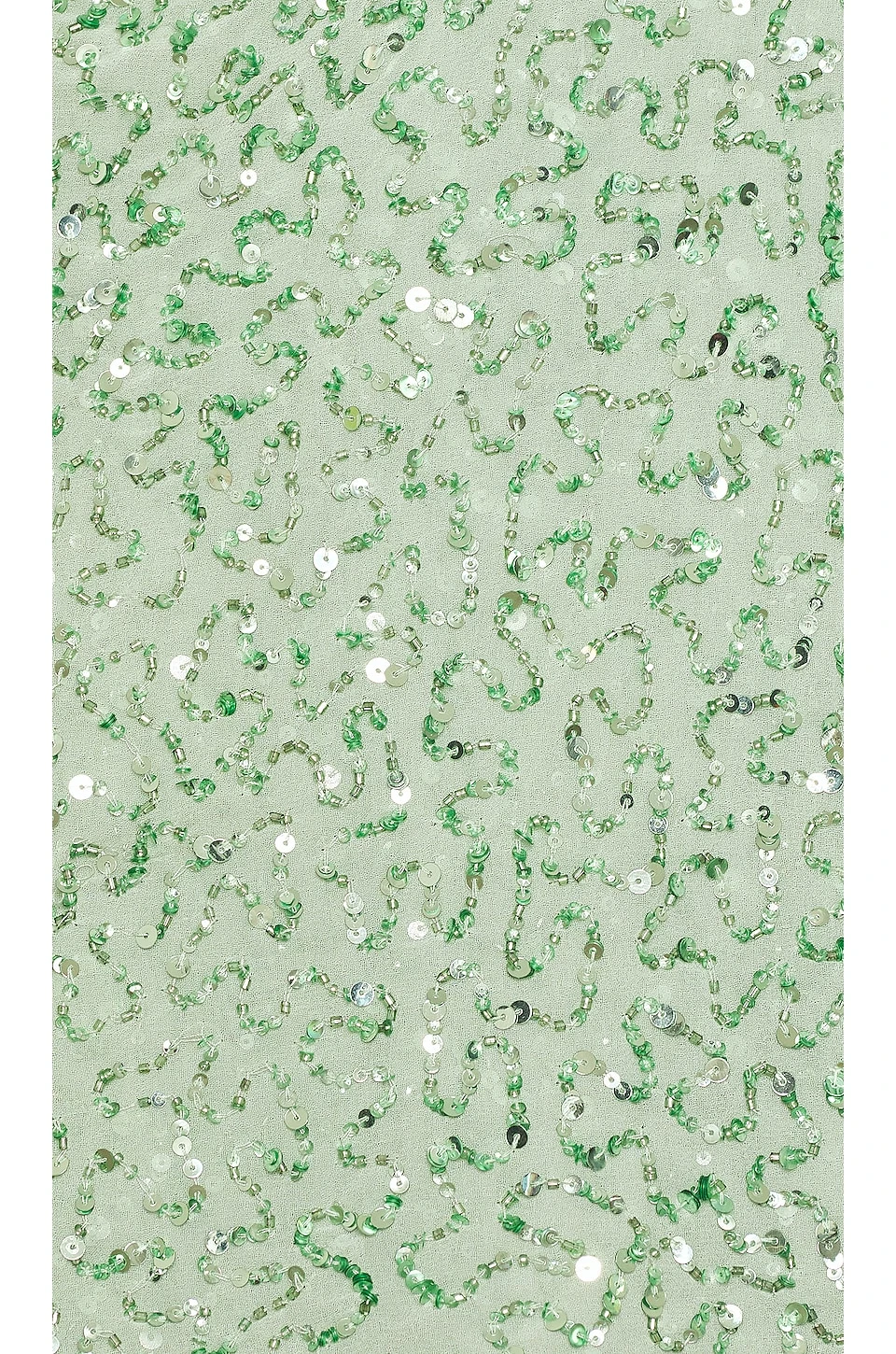 Alice + Olivia Celestine Embellished Wrap Mini Dress Light Sage - Image 4