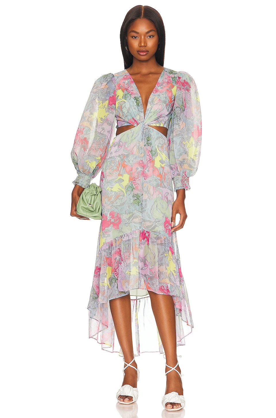 Alice + Olivia Katia Twist Maxi Dress Lola's Dream