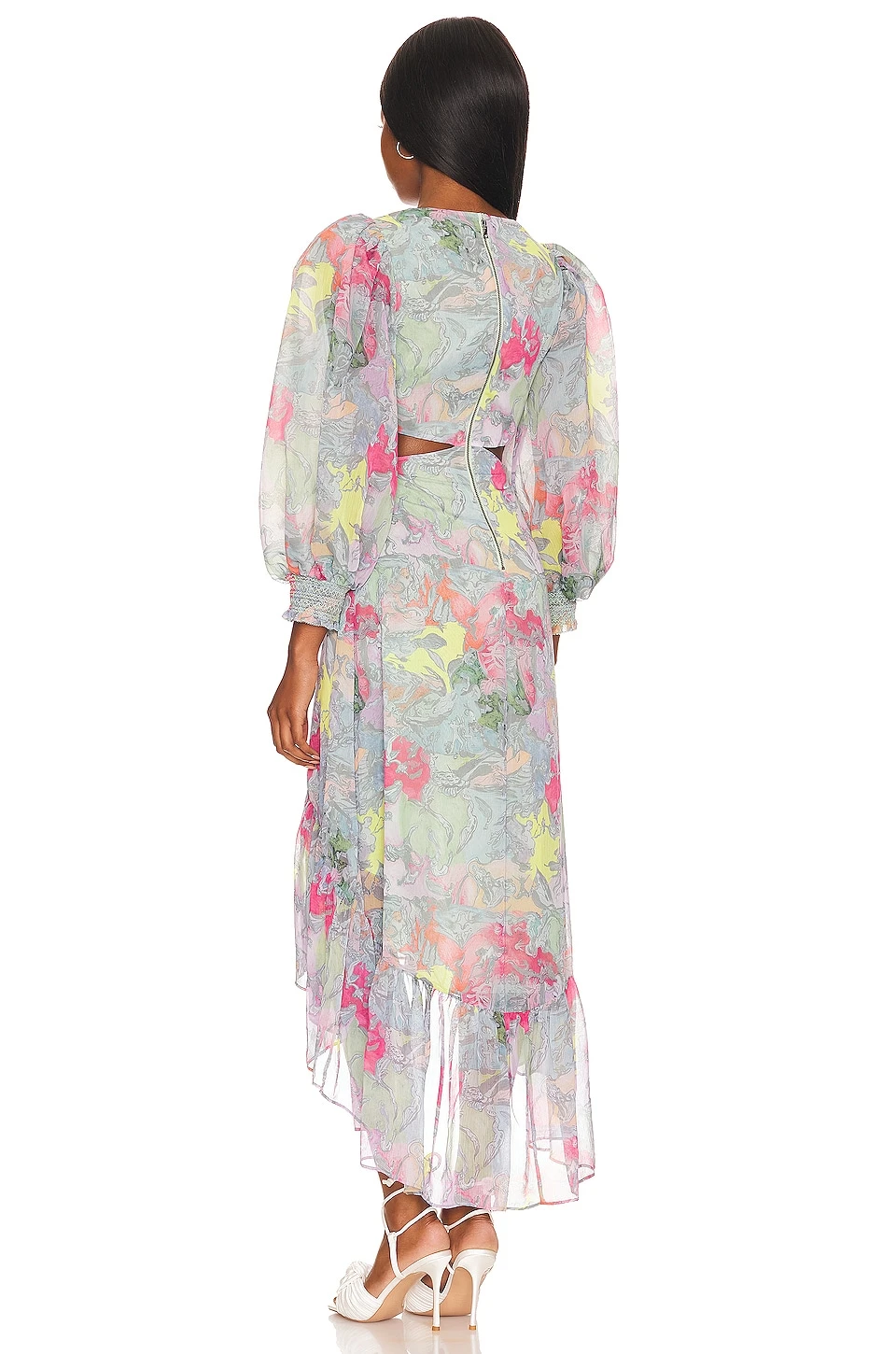 Alice + Olivia Katia Twist Maxi Dress Lola's Dream - Image 3