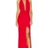 Alice + Olivia Resse Gown Perfect Ruby