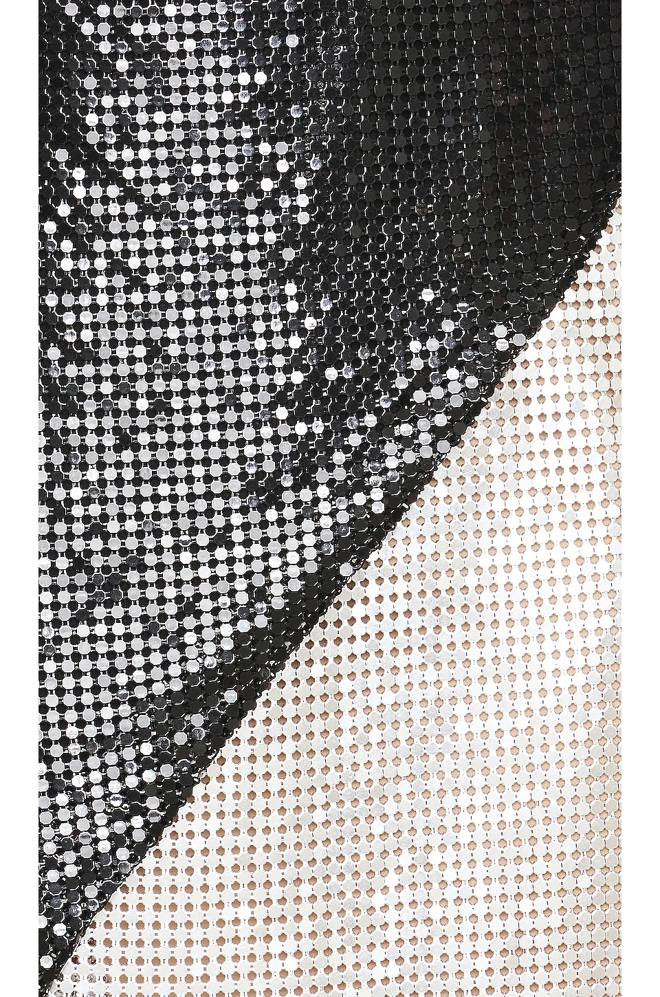 Alice + Olivia Ally Mini Dress Black & Silver - Image 5