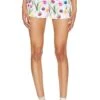 Alice + Olivia Dylan High Waisted Short With Piping Kiss My Tulips