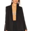 Alice + Olivia Jace Oversized Blazer Black