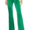 Alice + Olivia Teeny Fit Flare Bootcut Pant Emerald