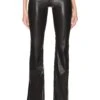 Alice + Olivia Teeny Faux Leather Pant Black