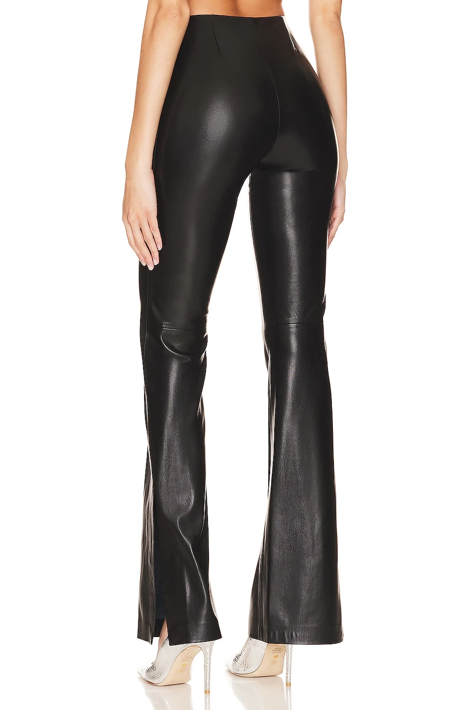 Alice + Olivia Teeny Faux Leather Pant Black - Image 3