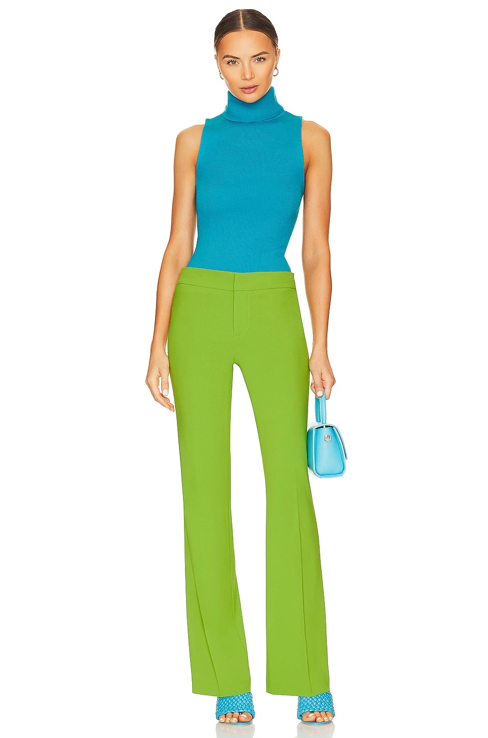 Alice + Olivia Bolton Livi Pant Parrot - Image 4