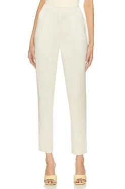 Alice + Olivia Jessie Slim Pant Champagne